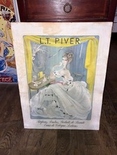 affiche publicitaire ancienne. L.T  Piver. Parfums