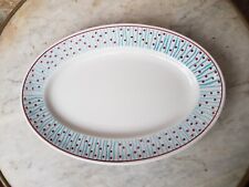 Ancien plat Ovale Luneville K&G Modèle Grosbois