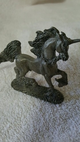 Horse unicorn figurine - horse,
