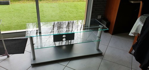 Vend meuble verre en - tv,