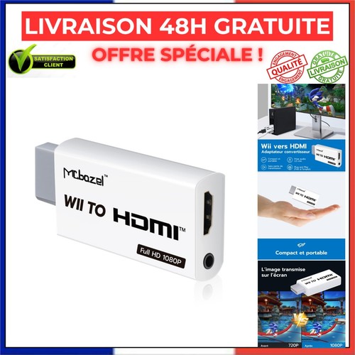 Adaptateur wii hdmi vers - wii,