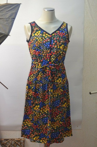 Ancienne robe ete - ete, fleuri