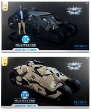 Voitures Batmobile Batman Dark Knight Tumbler + figurine ou version camouflage