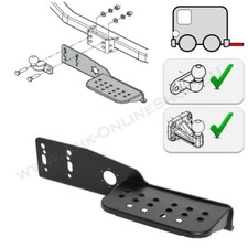 Marche-pieds arrière (droite) pour boule d'attelage pour jeep Cherokee 1988-2001