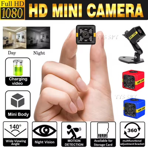 Mini caméra 1080p avec - hd,