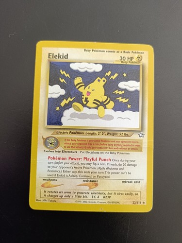 Pokémon elekid 111 - 22/111, néo