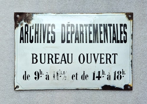 Rare plaque émaillée - rare,
