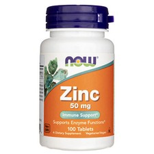 Now Foods Zinc 50 mg, 100