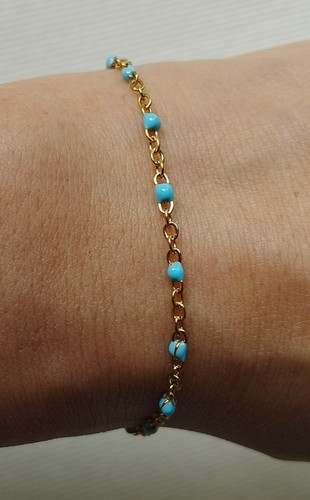 Bracelet femme doré fin - , en
