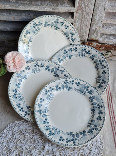 Anciennes assiettes plates - anciennes,