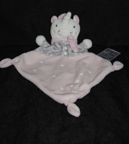 Doudou plat licorne rose - 🍀,