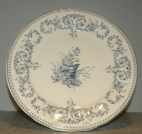 New dinner plate oiseau - new,
