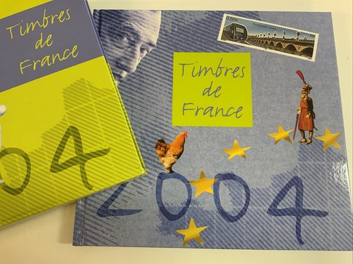 Livre des timbres - le, france