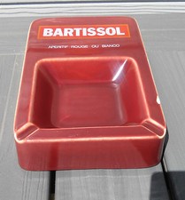 BARTISSOL: Grand cendrier de bar, Posacenere, Ashtray, Gien , ancien.
