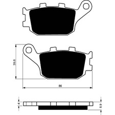 PLAQUETTES DE FREIN GOLDFREN