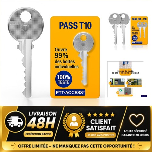 Clé pass ptt t10 - pass,