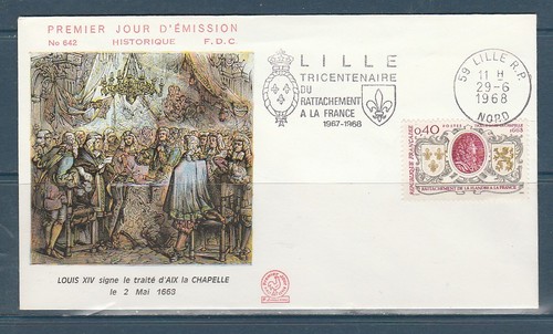 Enveloppe 1er jour - traité, d'
