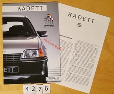 OPEL KADETT LS GL GT GSi CARAVAN Prospectus + Technique 24+6 pages Fr 12/1984