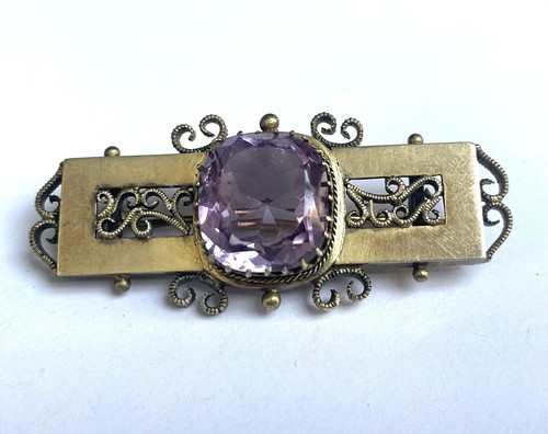 Ancien broche vermeil - ancien,