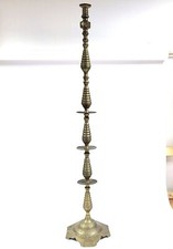 Laiton Antique Église Colonne