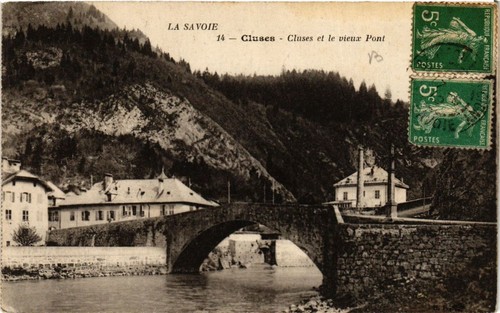 Cpa cluses vieux - cluses, et