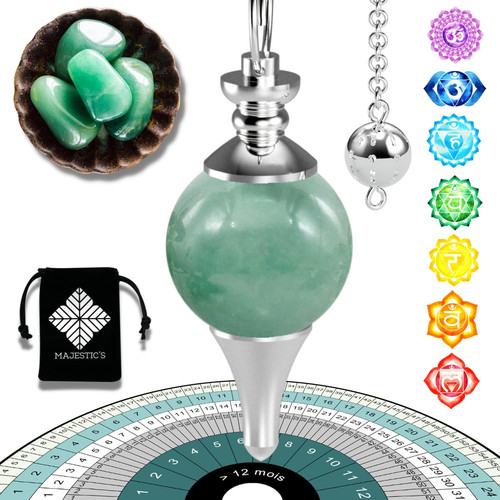 Pendule divinatoire aventurine - pendule,