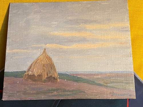 Petit tableau ancien signé - petit,