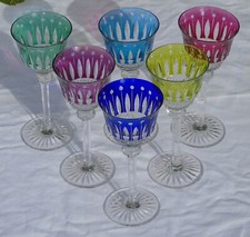 6 verres à eau cristal de