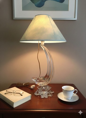 Lampe cristal dauphin 52 - lampe, h