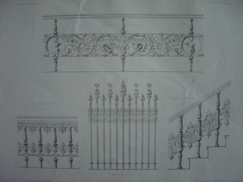 Lithographie garde fous - lithographie, de