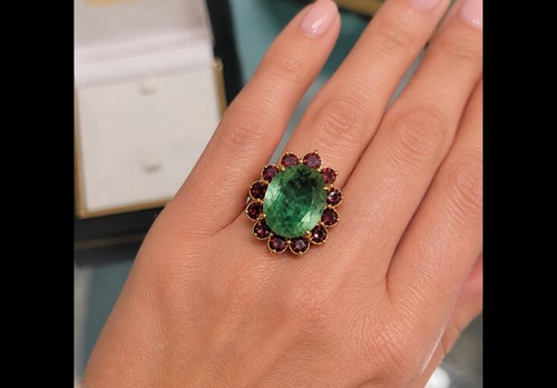 Bague émeraude zambie - bague,