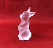 sculpture lapin en cristal