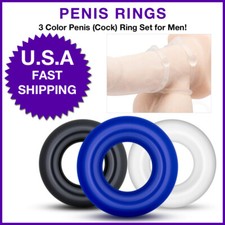 Penis Ring Set of 3 Male