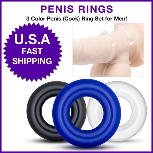 Penis ring set male - ring, 3