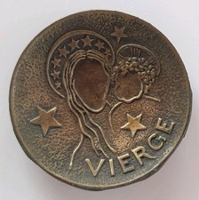 Coupelle En Bronze Signé Max Le Verrier Signe Astrologique Vierge Vide Poche