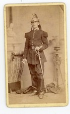 PHOTO CDV 1880, un militaire