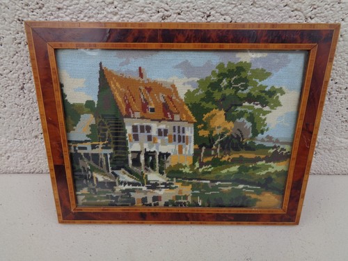 Canevas moulin cadre - moulin, sous