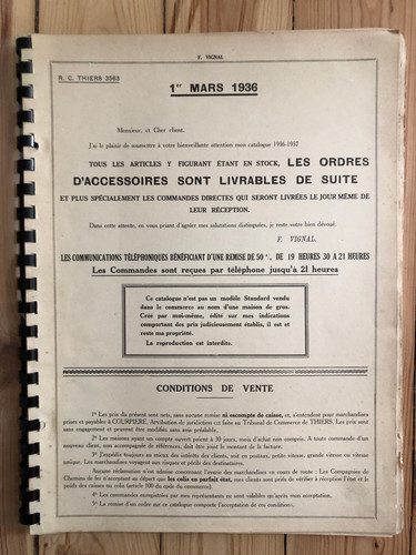 Rare catalogue magasin cycles - catalogue,