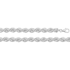 Argent Sterling Chaîne Corde