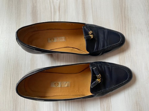 Mocassins bleu marine avec