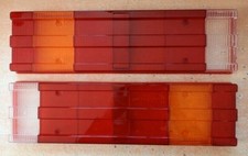 2 Caches Feux arrières (46x13cm) Mercedes Benne Caisse Frigo et Divers PL NEUFS