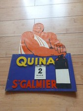 Maquette , projet à la gouache pour le quina St Galmier
