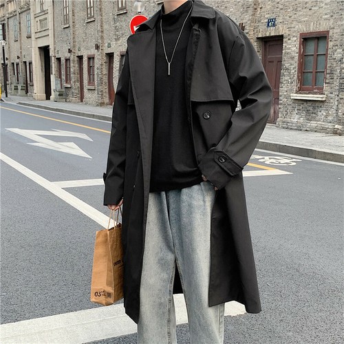 Mode hommes long trench coat - mode,