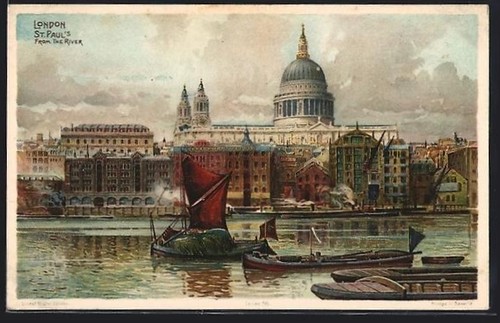 Carte postale artist - carte, london