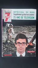 télé 7 jours n°500 du 22 novembre 1969 special  N°500 25 ans de télévision