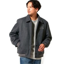 GUESS Veste Bomber Melton Homme Garçon Gris