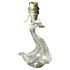 lampe cygne en cristal - lampe d'appoint en cristal - lampe de chevet cygne