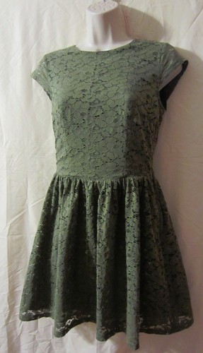 Summer lace green olive color - green-olive,