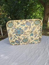 Plateau en fibre de verre vintage décor floral