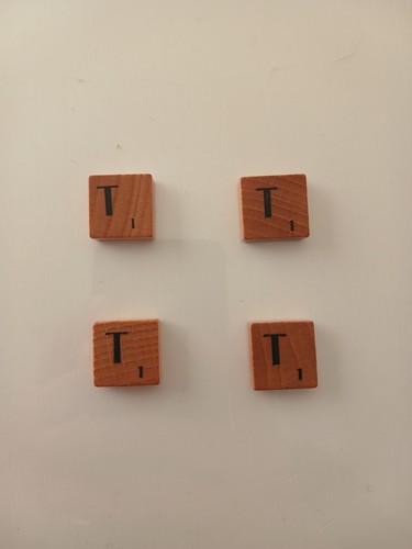 Lettres scrabble bois - lettres,